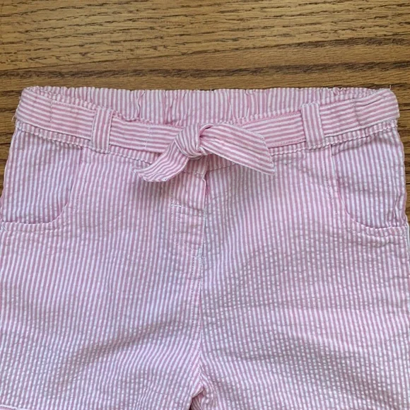 JoJo Maman Bebe pink seersucker shorts - Picture 2 of 3